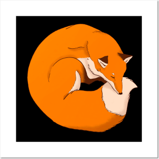 Fox Animal Dreaming Posters and Art